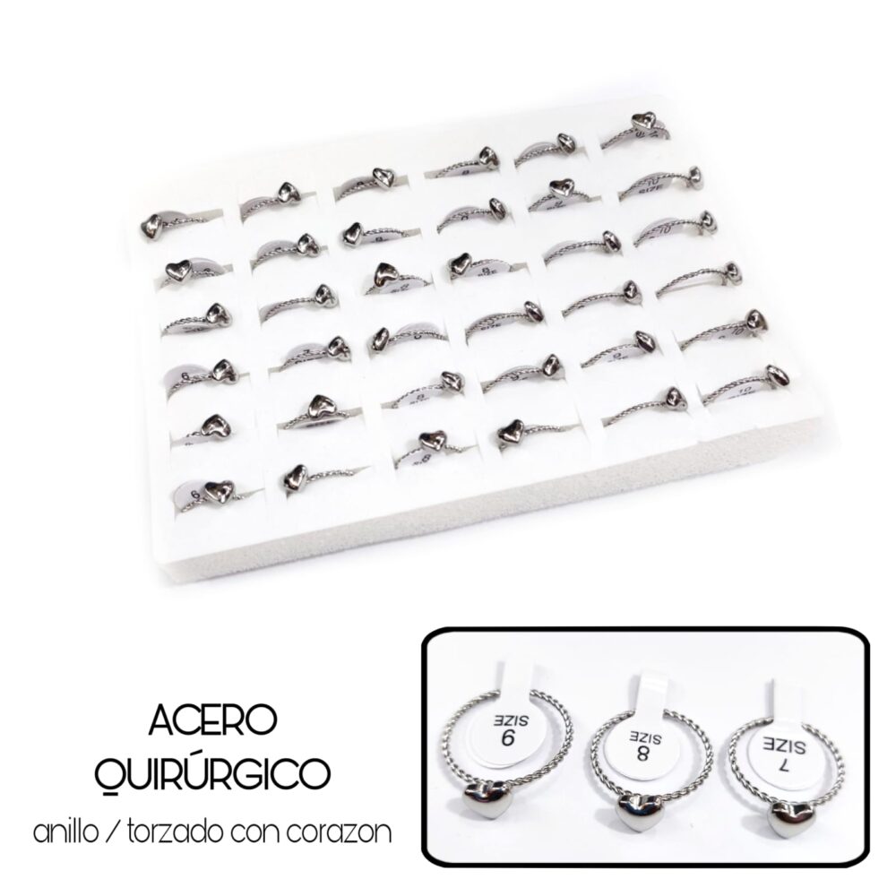 ANILLO POR CAJA ( 36 UNIDADES )